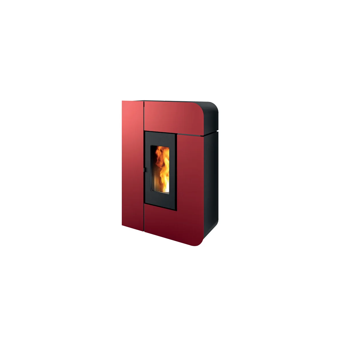 Poêle à granulés MCZ Alea 6,2 kW slim 27,5 cm, finition Bordeaux
