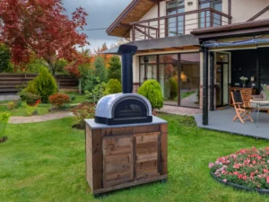 Four à bois design Alf en extérieur